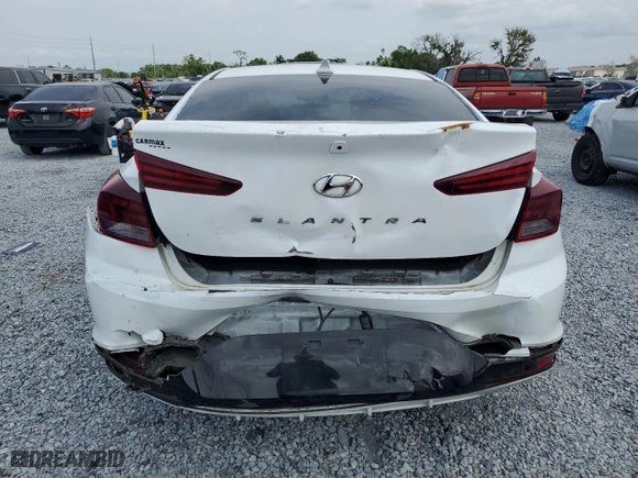 2019 Hyundai Elantra SEL with VIN 5NPD84LF9KH489053, listed as a Copart auction lot 49928235 with 98,358 mi miles and Salvage Title. Bid and sale history available at carsss.com. Image 6.