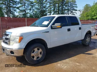 2013 Ford F-150 XL with VIN 1FTFW1EF1DFA80388, listed as a IAAI auction lot 42102637 with 234,706 mi miles. Bid and sale history available at carsss.com. Image 2.