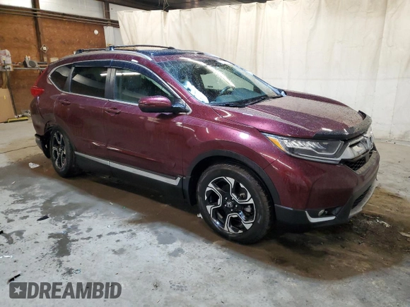 2019 Honda CR-V Touring with VIN 2HKRW2H93KH638303, listed as a Copart auction lot 44311073 with 38,004 mi miles. Bid and sale history available at carsss.com. Image 4.
