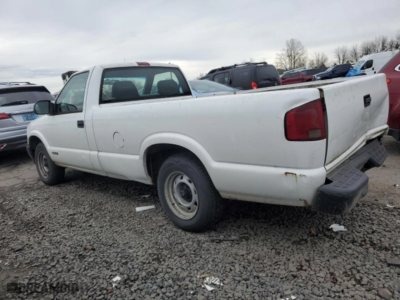2000 Chevrolet S-10 LS with VIN 1GCCS1448YK160492, listed as a Copart auction lot 84990194 with 216,303 mi miles and Salvage Title. Bid and sale history available at carsss.com. Image 2.
