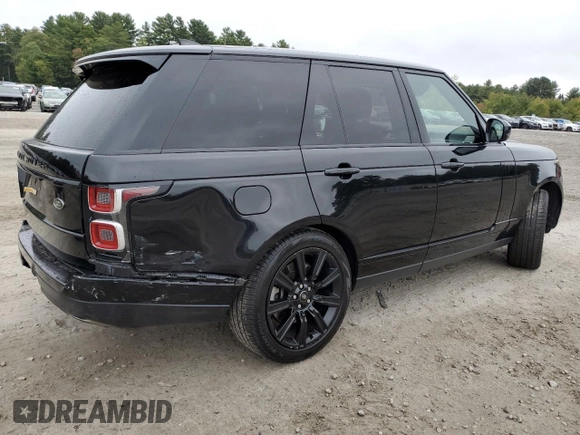 2022 Land Rover Range Rover Westminster with VIN SALGS2RUXNA459525, listed as a Copart auction lot 72558804 with 55,875 mi miles and Salvage title. Bid and sale history available at DreamBid. Image 3.