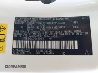 2017 Lexus RX with VIN 2T2BGMCAXHC012458, listed as a IAAI auction lot 41515915 with 127,709 mi miles. Bid and sale history available at carsss.com. Image 9.