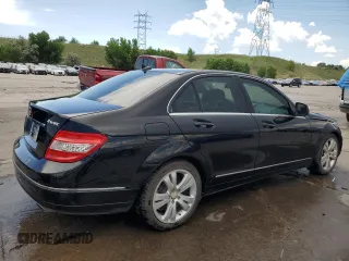 2009 Mercedes-Benz C 300 Sport with VIN WDDGF81X59F206485, listed as a Copart auction lot 60905755 with 179,350 mi miles and Salvage title. Bid and sale history available at DreamBid. Image 3.