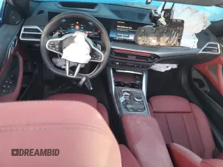 2025 BMW 4 Series 430i with VIN WBA33DB06SCS07578, listed as a Copart auction lot 43114995 with 5,169 mi miles and Salvage title. Bid and sale history available at DreamBid. Image 8.