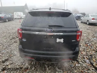 2018 Ford Explorer XLT with VIN 1FM5K8DH7JGC59605, listed as a Copart auction lot 77468614 with 60,136 mi miles and Salvage Title. Bid and sale history available at carsss.com. Image 6.