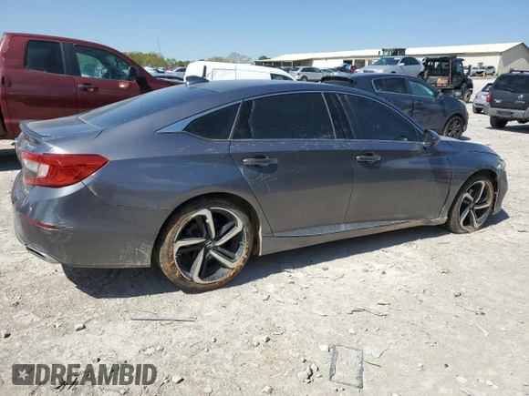 2018 Honda Accord Sedan Sport 1.5T with VIN 1HGCV1F37JA166146, listed as a Copart auction lot 52901905 with 130,509 mi miles and Salvage Title. Bid and sale history available at carsss.com. Image 3.