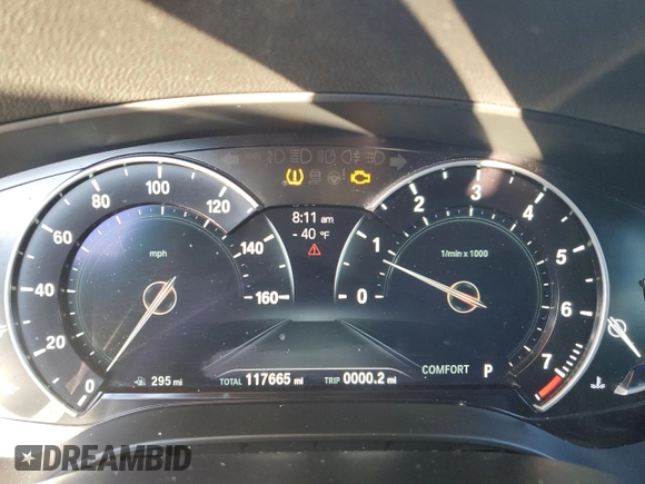 2018 BMW 5 Series 530i xDrive with VIN WBAJA7C5XJG907362, listed as a Copart auction lot 86715344 with 117,665 mi miles and Salvage title. Bid and sale history available at DreamBid. Image 9.