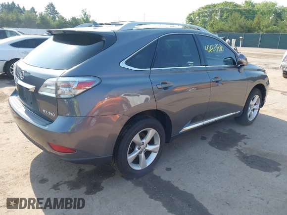 2012 Lexus RX 350 with VIN 2T2BK1BA1CC122970, listed as a IAAI auction lot 42429180 with 209,144 mi miles and . Bid and sale history available at DreamBid. Image 4.