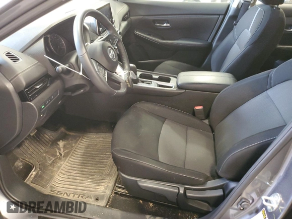 2021 Nissan Sentra SV with VIN 3N1AB8CV0MY242631, listed as a Copart auction lot 55061525 with 32,762 mi miles and Salvage Title. Bid and sale history available at DreamBid. Image 7.