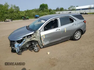 2023 Chevrolet Equinox LT with VIN 3GNAXKEG5PS129993, listed as a Copart auction lot 59113335 with 29,639 mi miles and Salvage title. Bid and sale history available at DreamBid. Image 1.