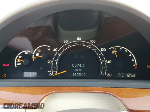 2006 Mercedes-Benz S-Class 4.3L with VIN WDBNG70J16A475922, listed as a Copart auction lot 76311364 with 162,942 mi miles and Clean Title. Bid and sale history available at carsss.com. Image 9.