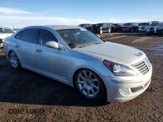 2012 Hyundai Equus Signature with VIN KMHGH4JHXCU051341, listed as a Copart auction lot 46582205 with 161,776 mi miles and Clean title. Bid and sale history available at DreamBid. Image 4.