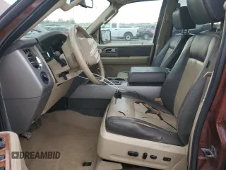 2007 Ford Expedition Max Eddie Bauer with VIN 1FMFK18587LA08345, listed as a Copart auction lot 84969934 with 185,177 mi miles and Salvage Title. Bid and sale history available at DreamBid. Image 7.