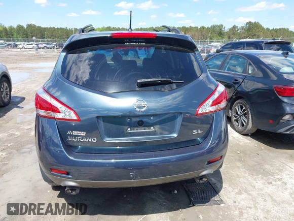 2014 Nissan Murano SL with VIN JN8AZ1MU5EW400142, listed as a IAAI auction lot 41975236 with 131,632 mi miles and . Bid and sale history available at carsss.com. Image 16.
