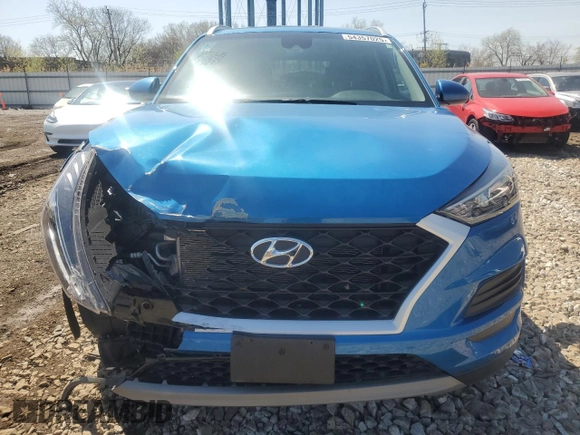 2020 Hyundai Tucson SEL with VIN KM8J3CAL7LU110607, listed as a Copart auction lot 54357025 with 40,020 mi miles and Salvage title. Bid and sale history available at DreamBid. Image 5.