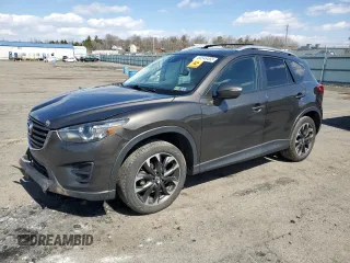 2016 Mazda CX-5 Grand Touring with VIN JM3KE4DY1G0806674, listed as a Copart auction lot 50549465 with 139,753 mi miles and Salvage Title. Bid and sale history available at carsss.com. Image 1.