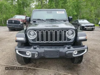 2024 Jeep Wrangler Sahara with VIN 1C4PJXEG5RW345092, listed as a Copart auction lot 59493845 with 669 mi miles and Clean title. Bid and sale history available at DreamBid. Image 5.