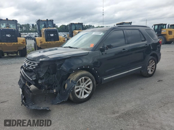 2017 Ford Explorer XLT z VIN 1FM5K7D80HGC17927, wystawiony jako Copart lot #58684995 z przebiegiem 108 027 mil mil oraz Czysty tytuł • Clean title. Historia ofert i sprzedaży dostępna na DreamBid. Obrazek 1.