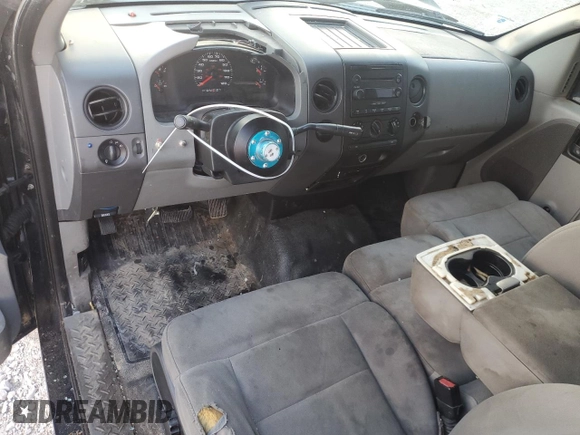 2005 Ford F-150 STX with VIN 1FTRX12W95NA75834, listed as a Copart auction lot 46849285 with 182,546 mi miles and Salvage Title. Bid and sale history available at carsss.com. Image 8.