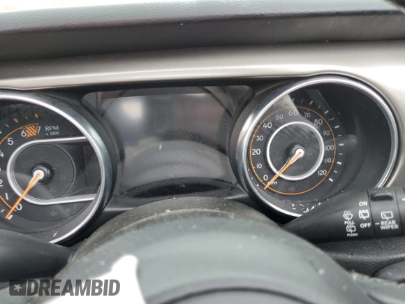 2021 Jeep Wrangler Unlimited Sport S with VIN 1C4HJXDN8MW622007, listed as a Copart auction lot 55930305 with Not provided miles and Salvage title. Bid and sale history available at DreamBid. Image 9.