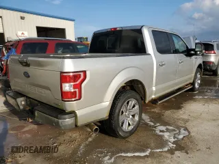 2018 Ford F-150 XL with VIN 1FTEW1CG8JFA88135, listed as a Copart auction lot 43628145 with 91,703 mi miles and Salvage Title. Bid and sale history available at carsss.com. Image 3.