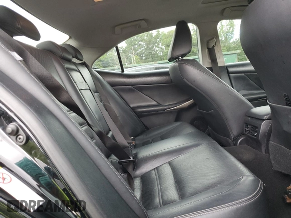 2015 Lexus IS 250 with VIN JTHCF1D29F5015698, listed as a Copart auction lot 58355495 with 127,007 mi miles and Salvage title. Bid and sale history available at DreamBid. Image 10.