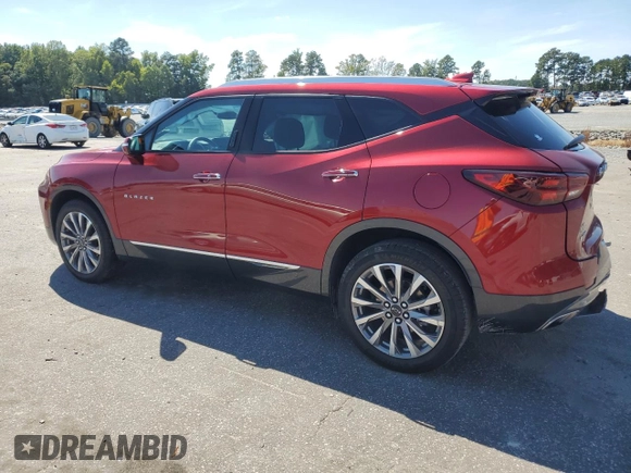 2023 Chevrolet Blazer Premier z VIN 3GNKBFRS4PS119996, wystawiony jako Copart lot #70096664 z przebiegiem 19 179 mil mil oraz Szkoda całkowita • Salvage title. Historia ofert i sprzedaży dostępna na DreamBid. Obrazek 2.