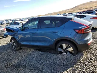 2022 Volvo C40 Recharge Pure Electric Ultimate with VIN YV4ED3GB4N2002930, listed as a Copart auction lot 75613853 with Not Provided miles. Bid and sale history available at carsss.com. Image 2.