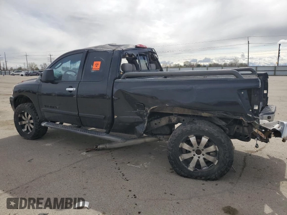 2007 Nissan Titan XE z VIN 1N6AA06B17N205377, wystawiony jako Copart lot #50738625 z przebiegiem 191 068 mil mil oraz Szkoda całkowita • Salvage title. Historia ofert i sprzedaży dostępna na DreamBid. Obrazek 2.
