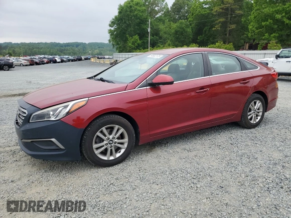 2016 Hyundai Sonata 2.4L with VIN 5NPE24AF6GH274021, listed as a Copart auction lot 54682175 with 208,169 mi miles and Salvage Title. Bid and sale history available at carsss.com. Image 1.