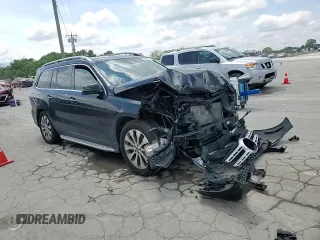 2019 Mercedes-Benz GLS 450 with VIN 4JGDF6EEXKB225262, listed as a Copart auction lot 55946335 with 75,733 mi miles and Salvage title. Bid and sale history available at DreamBid. Image 14.