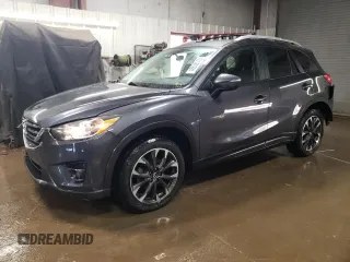 2016 Mazda CX-5 Grand Touring with VIN JM3KE4DYXG0647637, listed as a Copart auction lot 48638015 with 93,175 mi miles and Salvage Title. Bid and sale history available at carsss.com. Image 1.