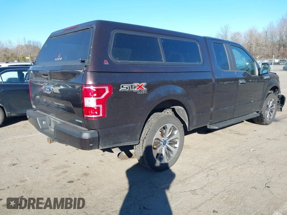 2020 Ford F-150 XL with VIN 1FTEX1EP2LFB11664, listed as a IAAI auction lot 41298690 with 91,835 mi miles. Bid and sale history available at carsss.com. Image 4.
