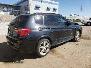 2014 BMW X3 xDrive35i with VIN 5UXWX7C52E0E81884, listed as a Copart auction lot 49905685 with 89,596 mi miles and Salvage Title. Bid and sale history available at DreamBid. Image 3.
