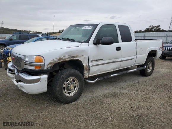 2003 GMC Sierra 2500HD Classic SLE1 with VIN 1GTHK29G83E157842, listed as a Copart auction lot 79219214 with 191,030 mi miles and Salvage Title. Bid and sale history available at carsss.com. Image 1.