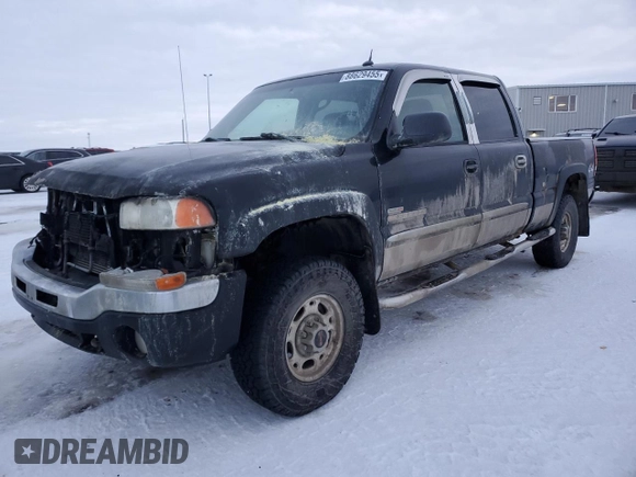2005 GMC Sierra 2500HD SLT z VIN 1GTHK23275F954643, wystawiony jako Copart lot #88629455 z przebiegiem Nie podano mil oraz Nie do naprawy • Non repairable. Historia ofert i sprzedaży dostępna na DreamBid. Obrazek 1.