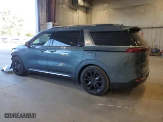 2023 Kia Carnival SX Prestige with VIN KNDNE5H37P6208502, listed as a Copart auction lot 74029204 with 14,183 mi miles and Salvage Title. Bid and sale history available at carsss.com. Image 2.