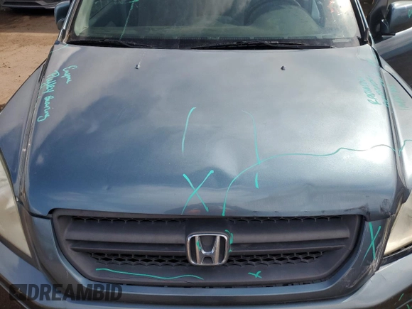 2005 Honda Pilot EX with VIN 2HKYF18475H555066, listed as a Copart auction lot 51429515 with 211,790 mi miles and Salvage Title. Bid and sale history available at carsss.com. Image 11.