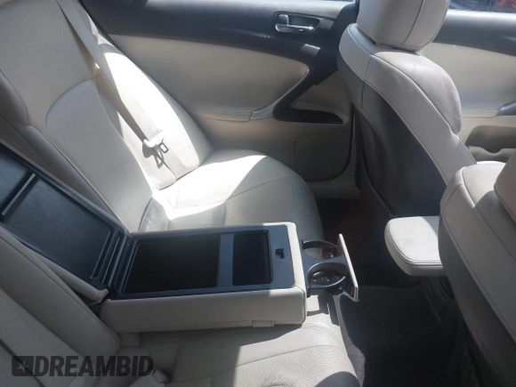 2013 Lexus IS 250 with VIN JTHBF5C26D5193277, listed as a IAAI auction lot 42199411 with Not provided miles and . Bid and sale history available at DreamBid. Image 8.