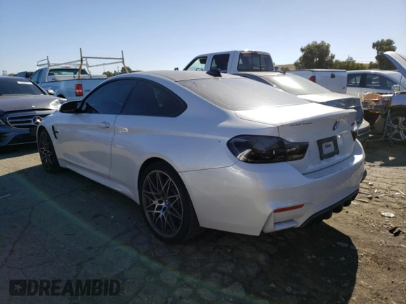 2018 BMW M4 with VIN WBS4Y9C58JAC86161, listed as a Copart auction lot 73607273 with 41,314 mi miles. Bid and sale history available at carsss.com. Image 2.