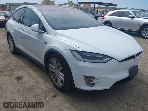 2016 Tesla Model X 70D with VIN 5YJXCBE24GF002020, listed as a IAAI auction lot 41799528 with 149,556 mi miles. Bid and sale history available at carsss.com. Image 1.