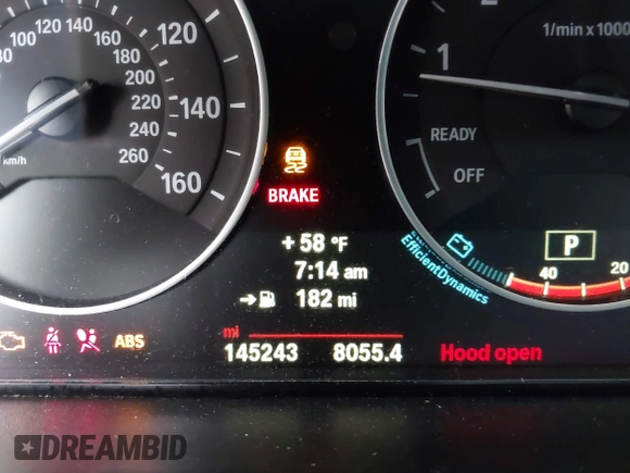 2014 BMW 3 Series 328i xDrive with VIN WBA3B5C51EP543364, listed as a IAAI auction lot 42138365 with 145,243 mi miles and . Bid and sale history available at DreamBid. Image 16.