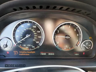 2016 BMW 5 Series 535i xDrive with VIN WBA5B3C55GG260630, listed as a Copart auction lot 58806995 with 72,028 mi miles and Salvage title. Bid and sale history available at DreamBid. Image 9.