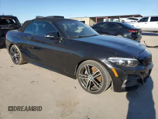 2020 BMW 2 Series 230i with VIN WBA2M7C01L7E59616, listed as a Copart auction lot 88319025 with 36,890 mi miles and Salvage Title. Bid and sale history available at carsss.com. Image 4.