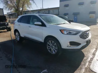 2021 Ford Edge Titanium with VIN 2FMPK4K91MBA27073, listed as a Copart auction lot 51776575 with 113,559 mi miles and Clean title. Bid and sale history available at DreamBid. Image 4.