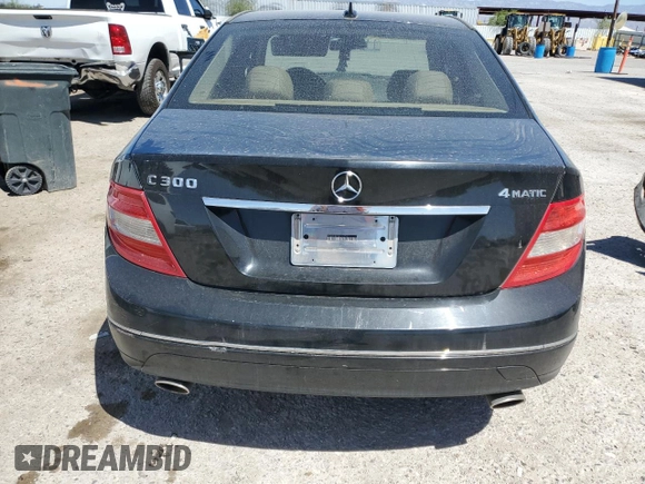 2011 Mercedes-Benz C 300 Sport with VIN WDDGF8BB5BR169204, listed as a Copart auction lot 51707235 with 141,065 mi miles and Salvage Title. Bid and sale history available at carsss.com. Image 6.