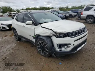 2018 Jeep Compass Limited with VIN 3C4NJCCB3JT486759, listed as a Copart auction lot 57642925 with 59,954 mi miles and Clean title. Bid and sale history available at DreamBid. Image 4.