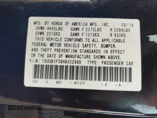 2017 Acura TLX z VIN 19UUB1F36HA002989, wystawiony jako IAAI lot #42156917 z przebiegiem 79 167 mil mil oraz . Historia ofert i sprzedaży dostępna na DreamBid. Obrazek 9.