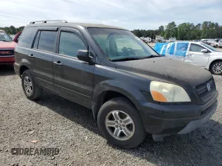 2005 Honda Pilot EX with VIN 5FNYF18495B067400, listed as a Copart auction lot 55572315 with 323,703 mi miles and Clean Title. Bid and sale history available at DreamBid. Image 4.