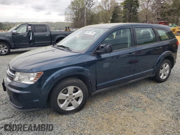 2013 Dodge Journey American Value with VIN 3C4PDCAB6DT577273, listed as a Copart auction lot 50627295 with 139,775 mi miles and Salvage title. Bid and sale history available at DreamBid. Image 1.